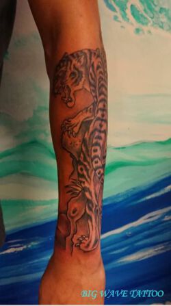 Tattoo mit Tiger